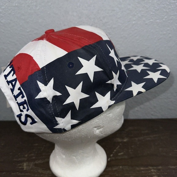 Kenworth Trucks 1994 Patch Hat USA Flag Stars All Over Logo Snapback Global Caps - Picture 5 of 9